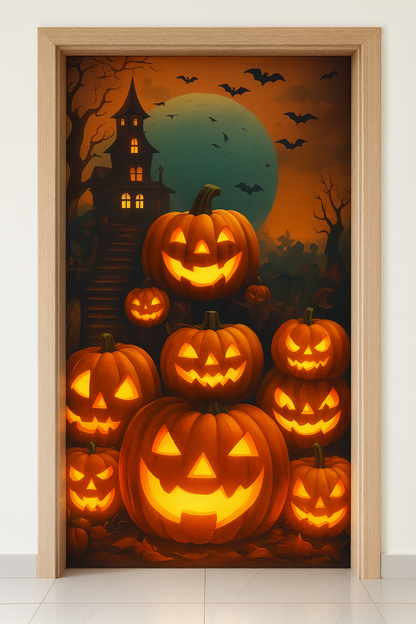 FUNDAS PARA PUERTAS HALLOWEEN