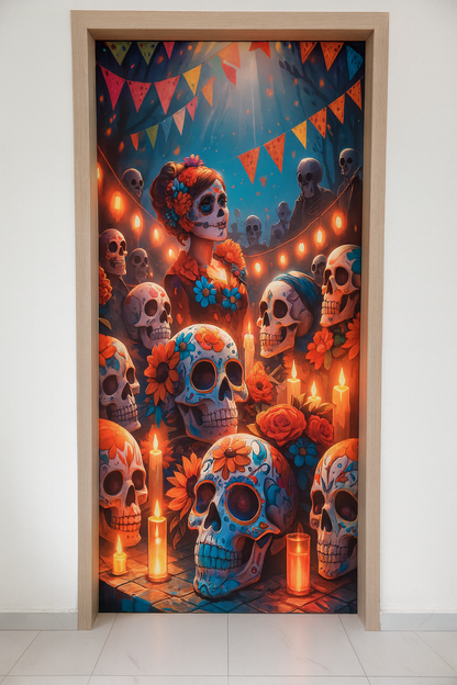 FUNDAS PARA PUERTAS HALLOWEEN