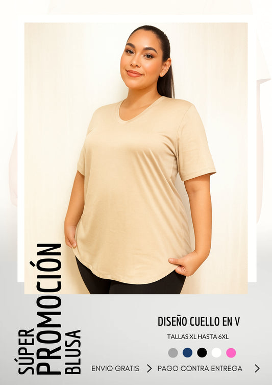 BLUSA CUELLO EN V - LA PIEZA QUE NECESITAS 💫✨✨