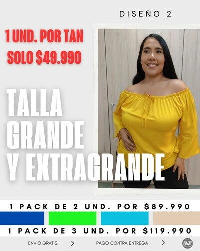 BLUSAS EXTRA PLUS MANGA CAMPANA!!
