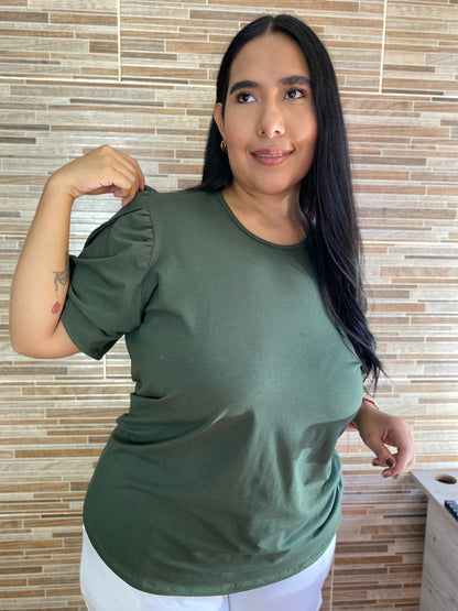 BLUSA TULIPAN PIEL DE DURAZNO TALLA PLUS