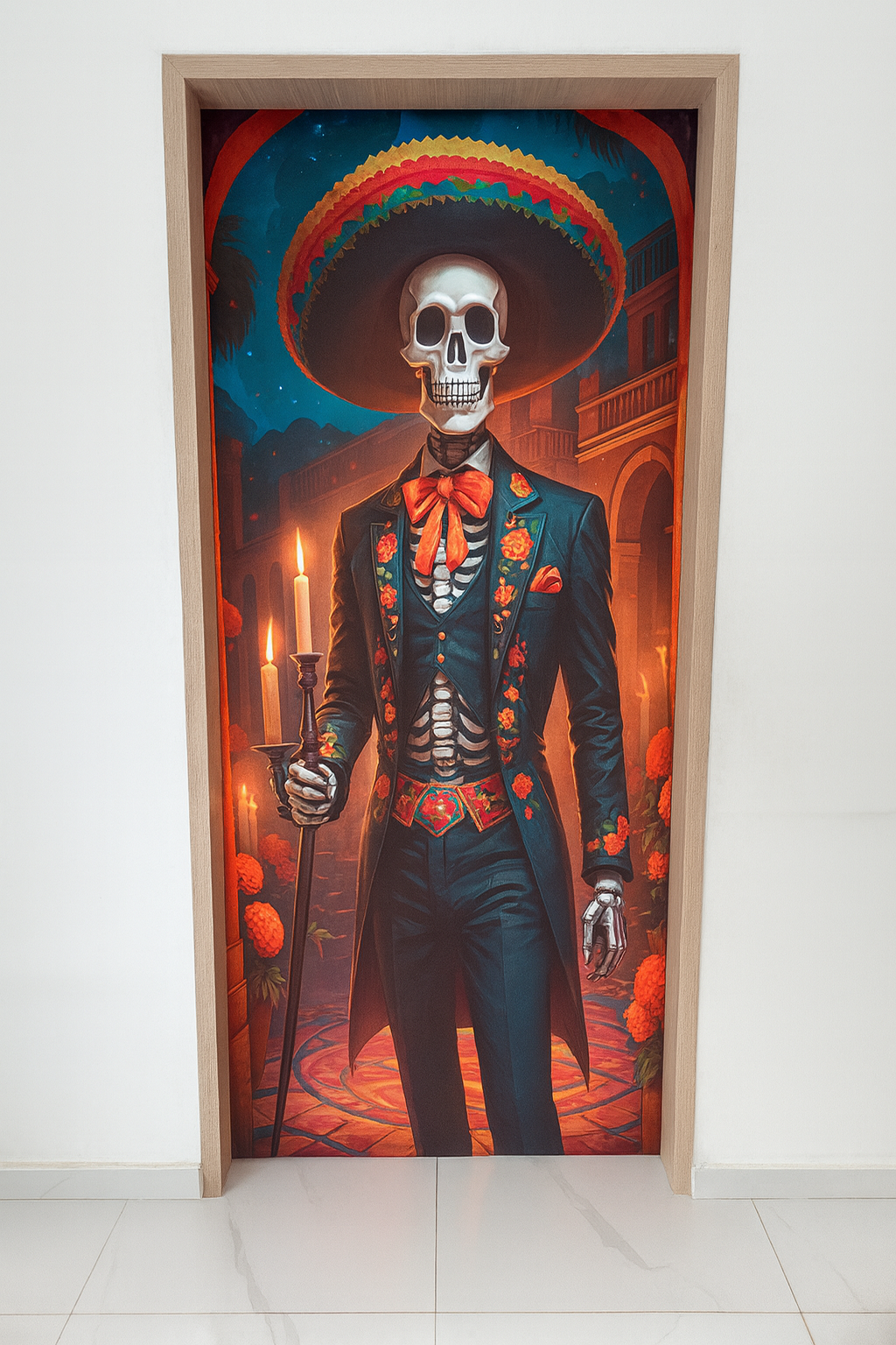 FUNDAS PARA PUERTAS HALLOWEEN