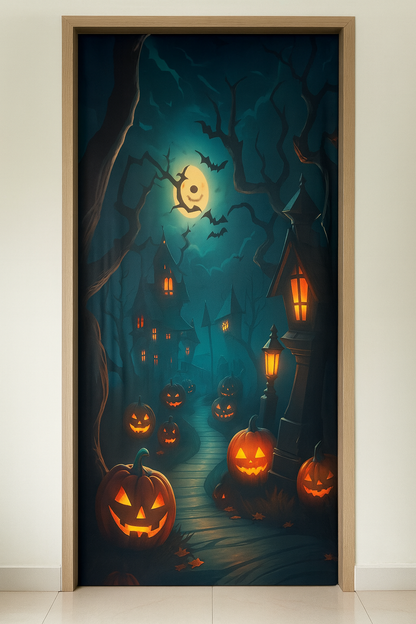 FUNDAS PARA PUERTAS HALLOWEEN