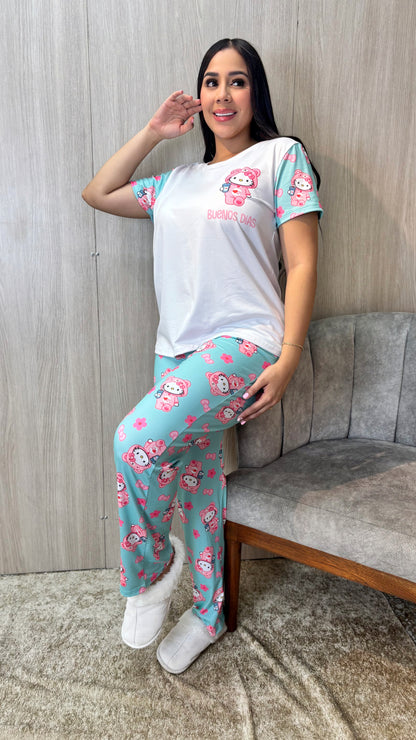 ¡LA PIJAMA PANTALON TALLA UNICA  QUE TODAS QUEREMOS! ✨🌙
