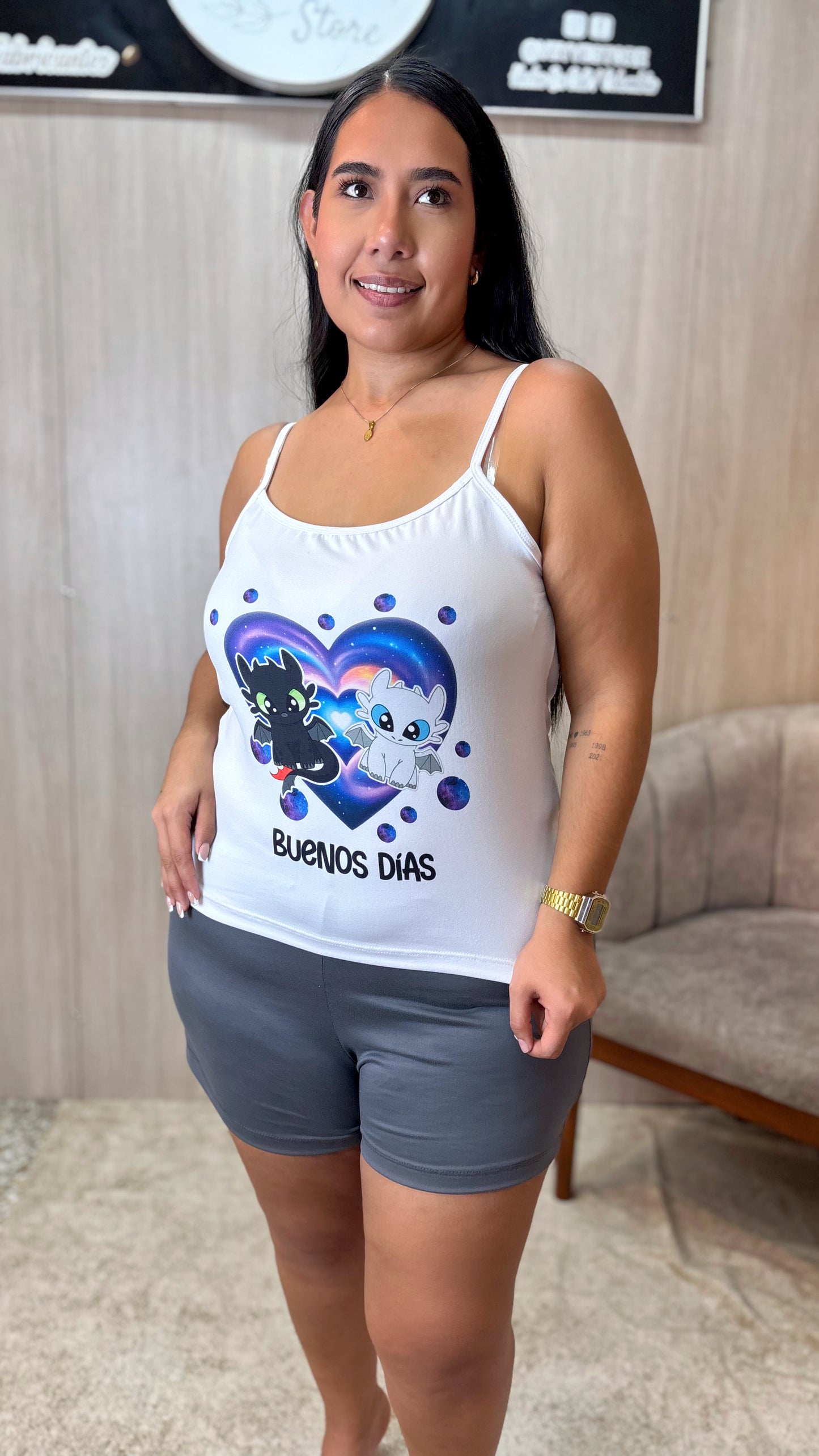 ¡PIJAMA "BUENOS DÍAS" - LA TERNURA QUE NECESITAS! 🌸
