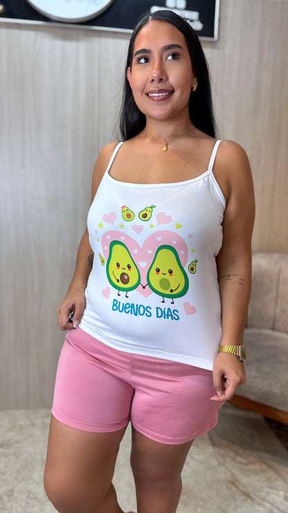 ¡PIJAMA "BUENOS DÍAS" - LA TERNURA QUE NECESITAS! 🌸