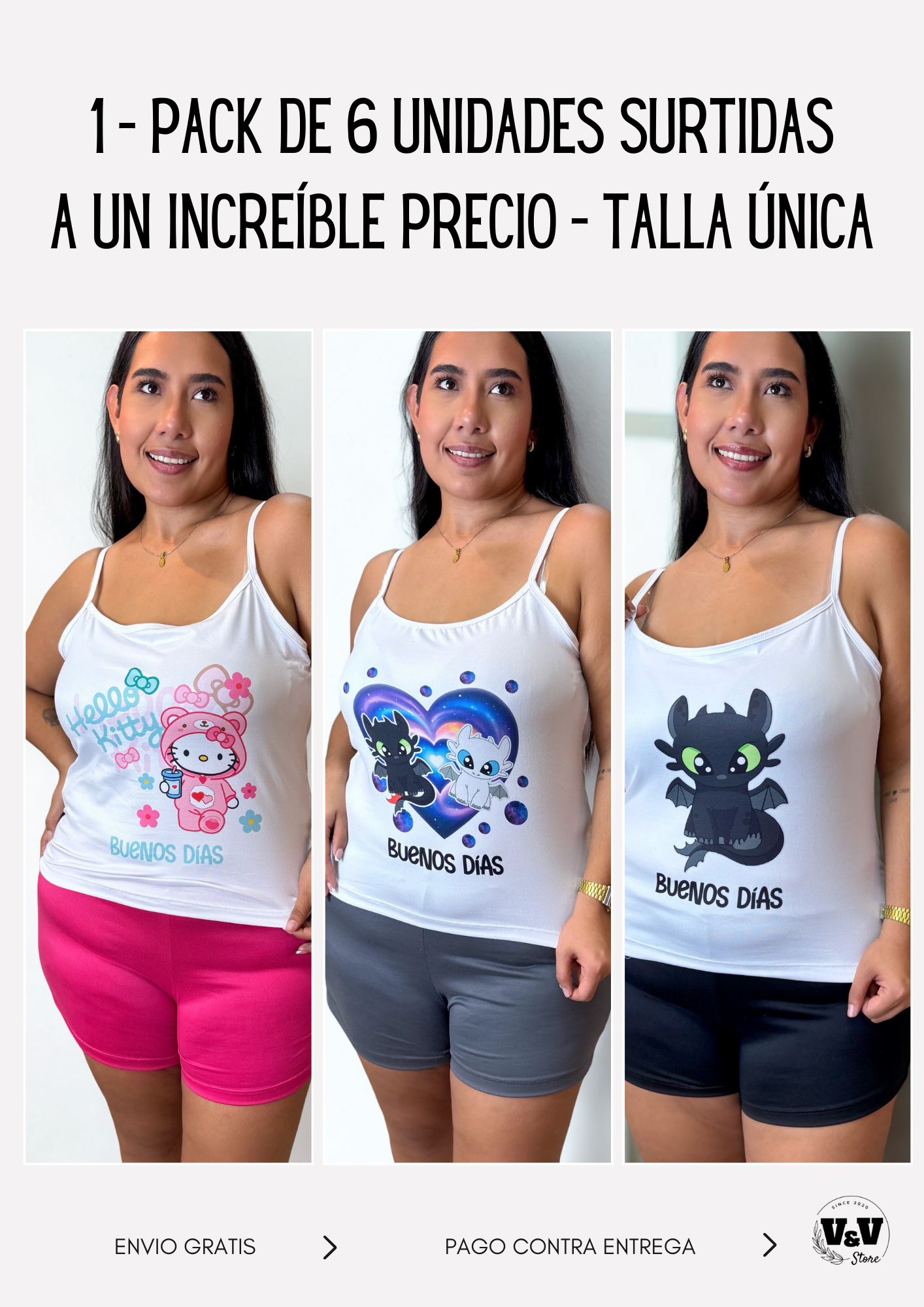¡PIJAMA "BUENOS DÍAS" - LA TERNURA QUE NECESITAS! 🌸