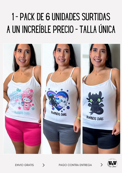 ¡PIJAMA "BUENOS DÍAS" - LA TERNURA QUE NECESITAS! 🌸